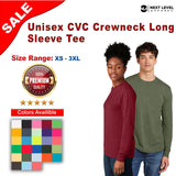 Next Level® Unisex CVC Crewneck Long Sleeve Tee