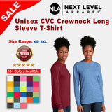 Next Level® Unisex CVC Crewneck Long Sleeve T-Shirt