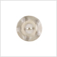 Plastic 2-Hole Button - 32L/20mm - Clear and White Ring