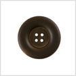 Plastic 4-Hole Button - 44L/28mm - Dark Brown Chunky Tire Rim