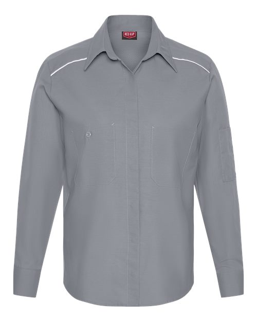 Red Kap Women's Airflow Long Sleeve Work Shirt