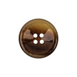 Tortoise Plastic Button - 33L/21mm