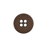 Dark Brown and Chestnut Reptile-Esque 4-Hole Button - 28L/18mm