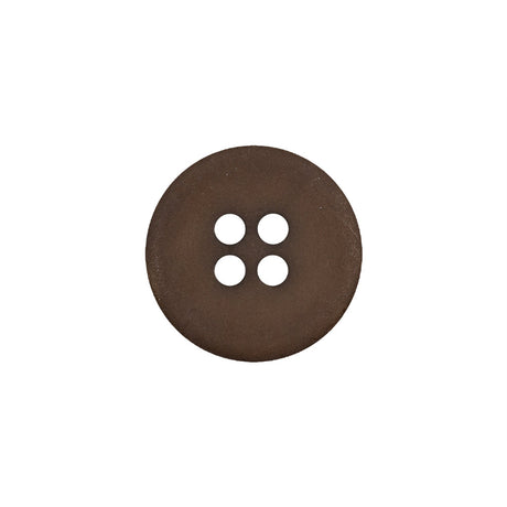 Dark Brown and Chestnut Reptile-Esque 4-Hole Button - 28L/18mm