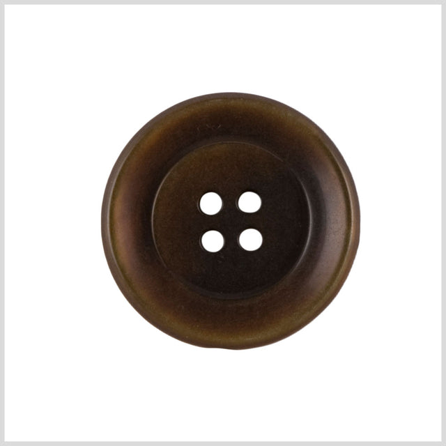 Plastic 4-Hole Button - 44L/28mm - Brown