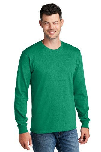 Port & Company® Crewneck Long Sleeve Core Cotton Tee