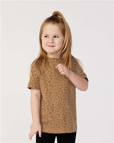 Rabbit Skins® Toddler Fine Crewneck Short Sleeve Jersey Tee - 3321