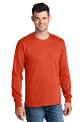 Port & Company® Crewneck Long Sleeve Core Cotton Tee
