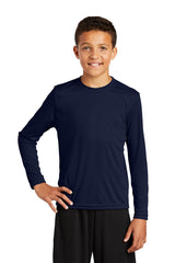 Sport-Tek® Crewneck Long Sleeve T-Shirt for Youth