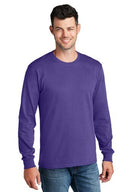 Port & Company Core Cotton Crewneck Long Sleeve T-Shirt