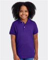 Jerzees® Youth Dri-Power Polo - Comfortable & Sustainable 50/50 Cotton/Polyester