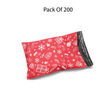 Poly Bag Mailer 10" x 13" Glossy Multi Design Envelopes | Premium Plastic Mailing & Courier Bags