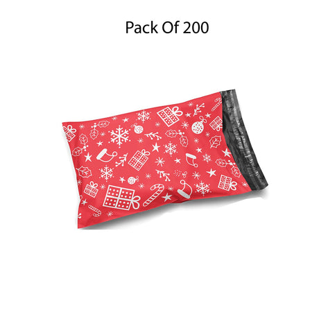 Poly Bag Mailer 10" x 13" Glossy Multi Design Envelopes | Premium Plastic Mailing & Courier Bags