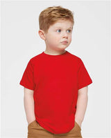RADYAN® Toddler Fine Jersey Crewneck Short Sleeve Tee - 3321
