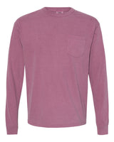 Comfort Colors® Unisex Garment-Dyed Heavyweight Long Sleeve Pocket T-Shirt
