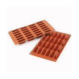 Silikomart Silicone Mold Gianduiotto 0.47 Oz, 2" x 11/16" x 15/16" High, 24 Cavities
