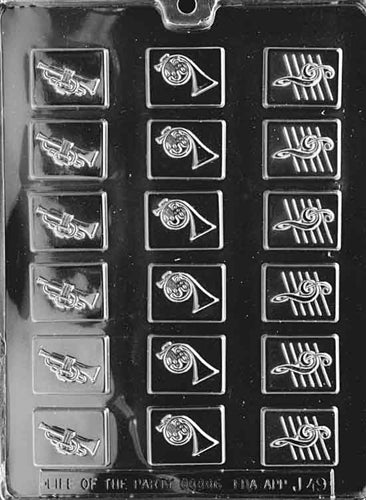 Musical Mints Chocolate Mold - LPJ049