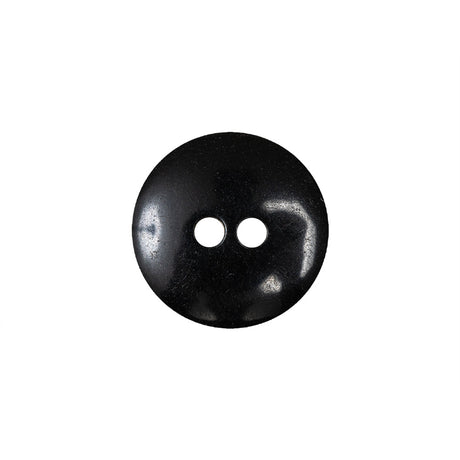 Black and Gold Iridescent Disco Two-Hole Button - 28L/18mm