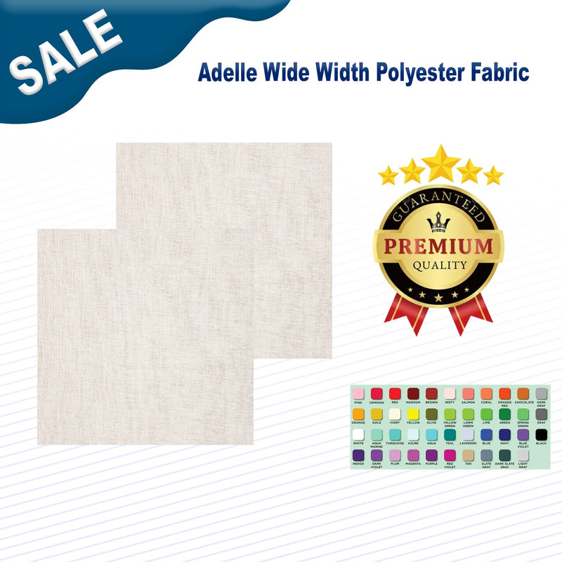 1 Yard Adelle Wide Width Polyester Fabric