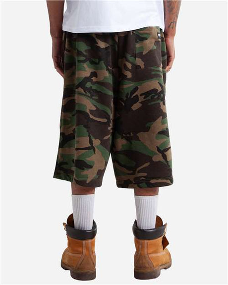 Shaka Wear Unisex Baggy Fleece Shorts