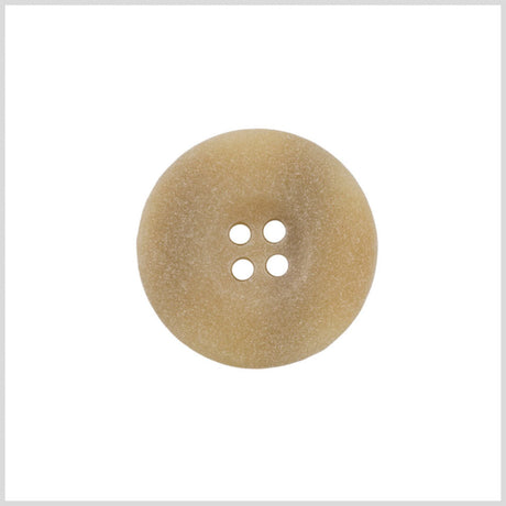 Ivory 4-Hole Plastic Button with Concaved Core - 32L/20MM
