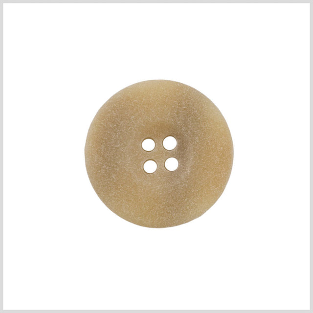 Ivory 4-Hole Plastic Button with Concaved Core - 32L/20MM