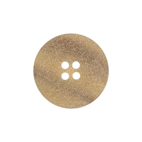 Parsnip Speckled 4-Hole Plastic Button - 36L/23mm