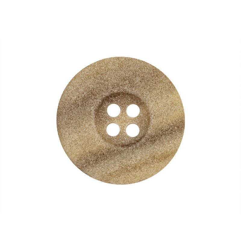 Parsnip Speckled 4-Hole Plastic Button - 36L/23mm
