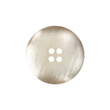 Gilded Pleasure Rimmed Ivory 4-Hole Shell Button - 36L/23mm