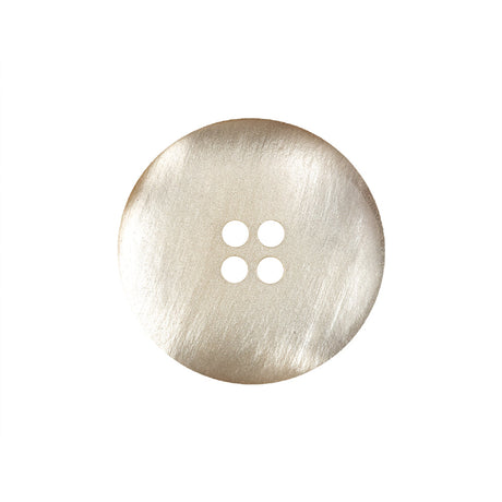 Gilded Pleasure Rimmed Ivory 4-Hole Shell Button - 36L/23mm