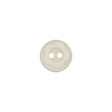 Cloud Dancer Dimensional Floral 2-Hole Semi-Translucent Plastic Button - 18L/11.5mm