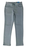 Girl's Grey Stretch School Uniform Pants - Grey, Stretch School Uniform Pants, Sizes 4/5-16 (1 Pair)