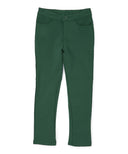 Girl's Hunter Green Stretch School Uniform Pants - Hunter Green, Stretch, Adjustable Waist, Sizes 4/5-16 (1 Pair)