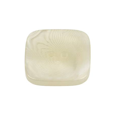 White Plastic Button - 42L/27mm