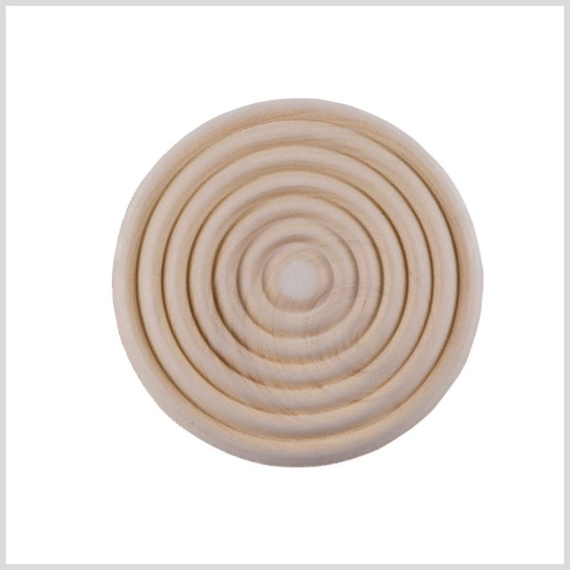 Natural Wood Button - 48L/30.5mm