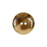 Biscuit and Coffee Abstract Two-Hole Plastic Button - 33L/21mm