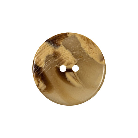 Biscuit and Coffee Abstract Two-Hole Plastic Button - 36L/23mm