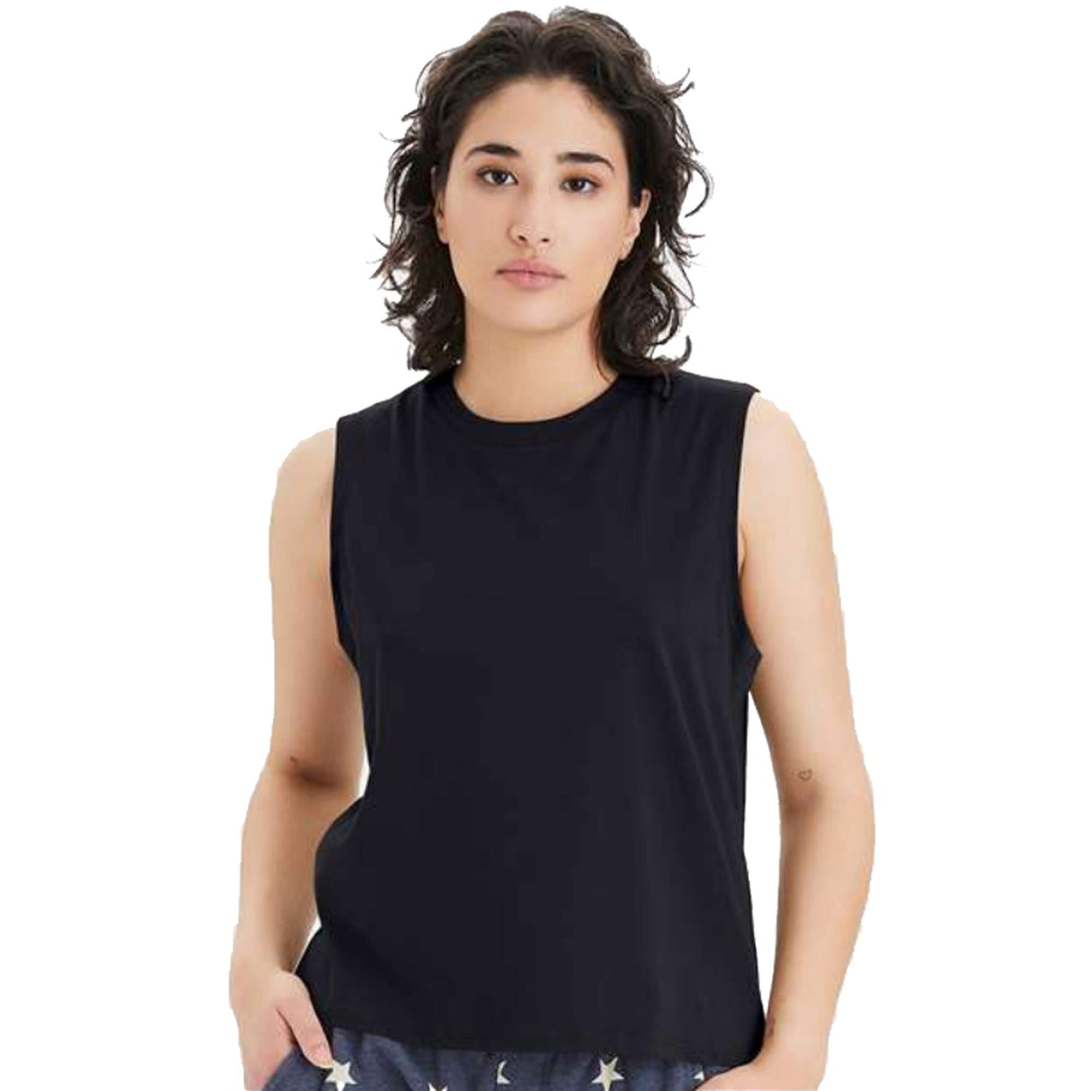Women's Cotton Jersey Go-To Crop Muscle Tank