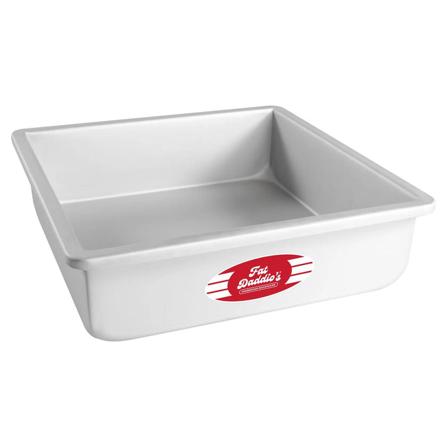 Fat Daddio's Anodized Aluminum Square Cake Pan, 10" x 10" x 3"