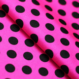 E-Z Dots Nylon Spandex Fabric - Large Polka Dots Print, 58/60" Width (1 Yard)
