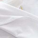 Velvet Dinner Napkins 20x20 White