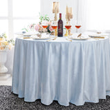 Round Holland Velvet Tablecloth 132 Dusty Blue