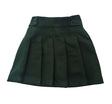 Girls Hunter Green Polyester Fabric - Pleated Uniform Skirt With Built Shorts, H. Green, 4/5-16 (1 Piece)