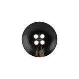 Brown and Beige Swirl 4-Hole Plastic Button - 30L/19mm