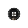 Brown and Beige Swirl 4-Hole Plastic Button - 30L/19mm