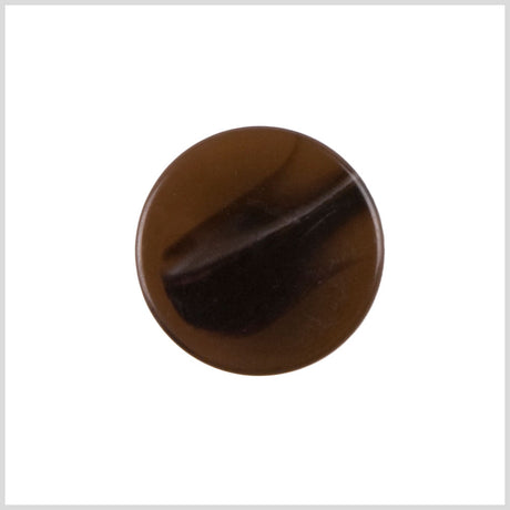 Plastic Shank Back Button - 36L/23mm - Brown and Coffee Waterdrop Swirl
