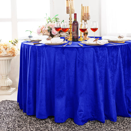 Seamless Holland Velvet Round Tablecloth