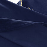 Rectangular Velvet Tablecloth 90x132 Navy Blue