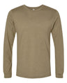 BELLA + CANVAS® Heather CVC Crewneck Long Sleeve Tee