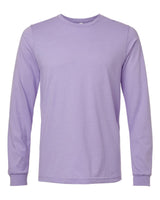 BELLA + CANVAS® Heather CVC Crewneck Long Sleeve Tee